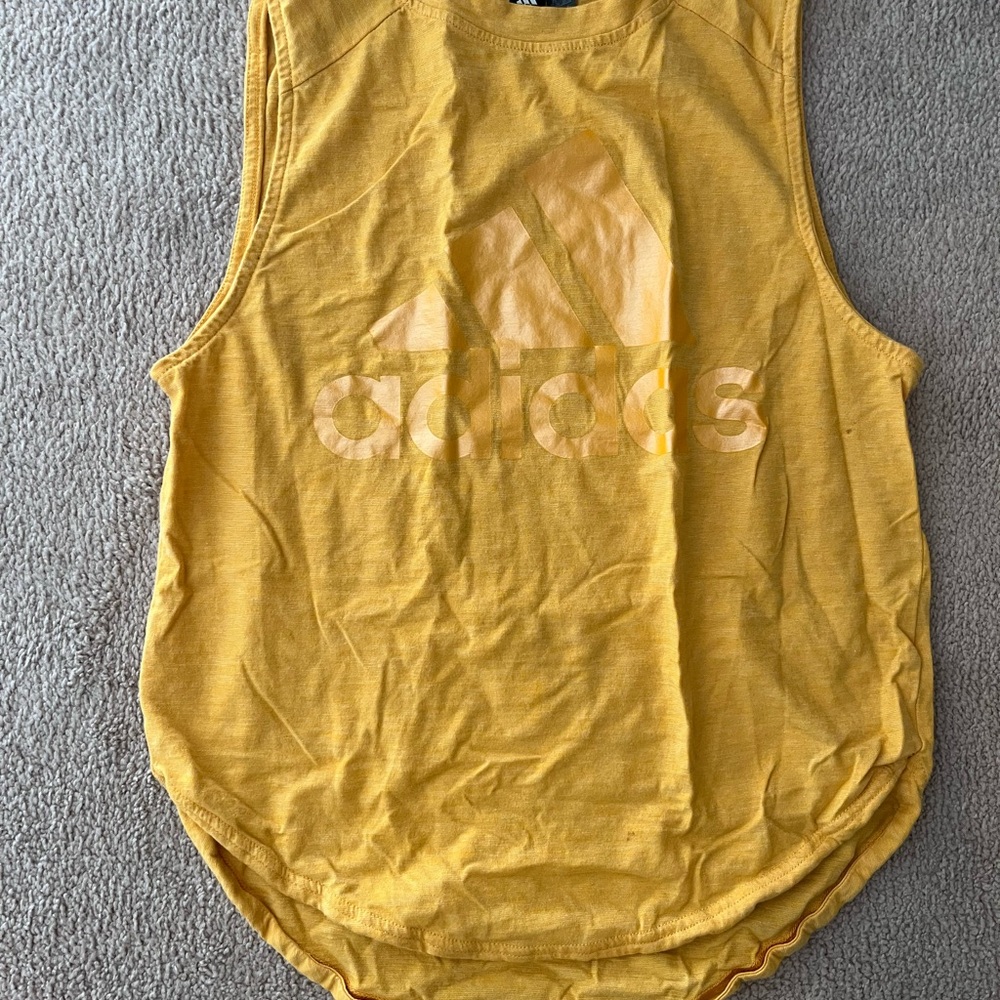 Adidas Yellow Tank Top